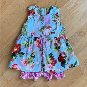 Chicken Noodle Vintage Romper Dress